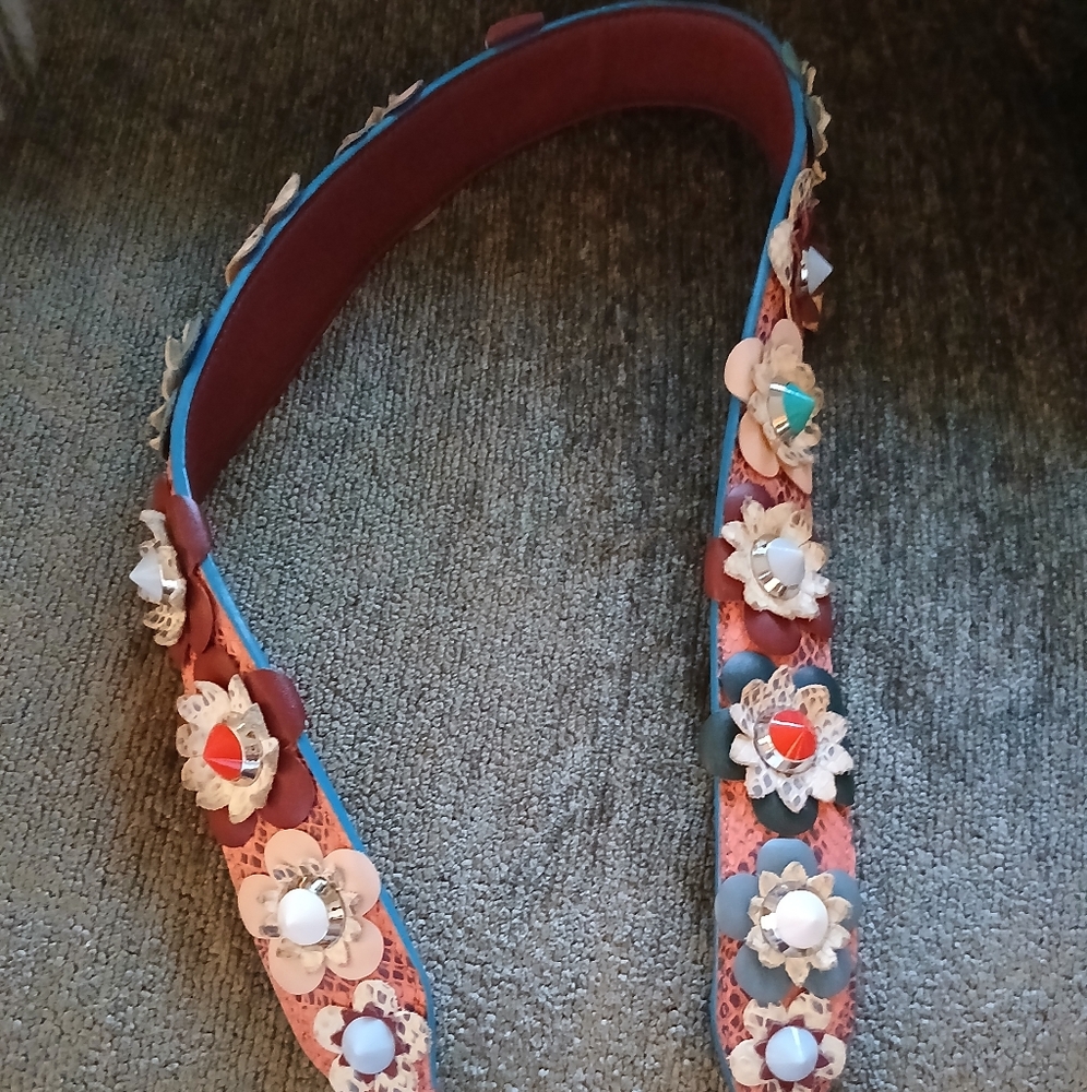 Floral Embellished Strap